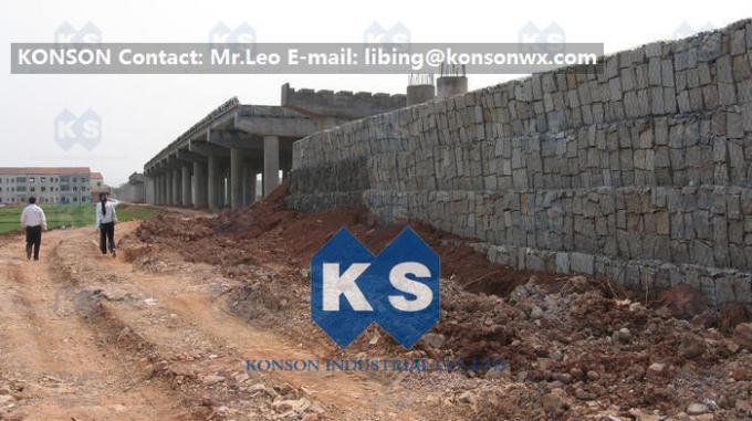 Durable Gabion Retaining Wall Hexagonal Wire Mesh Galvanized