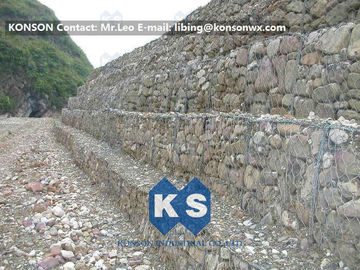 Strong Welded Gabion Retaining Wall Stone Gabion Box For Roadway Protection