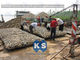 Double Twisted Hexagonal Gabion Mesh Hot Dip Galvanized Wire Reinforced Structure