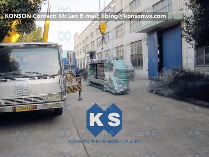 Large Hexagonal Wire Netting Machine 4300mm Width For Making Cylinders Gabions