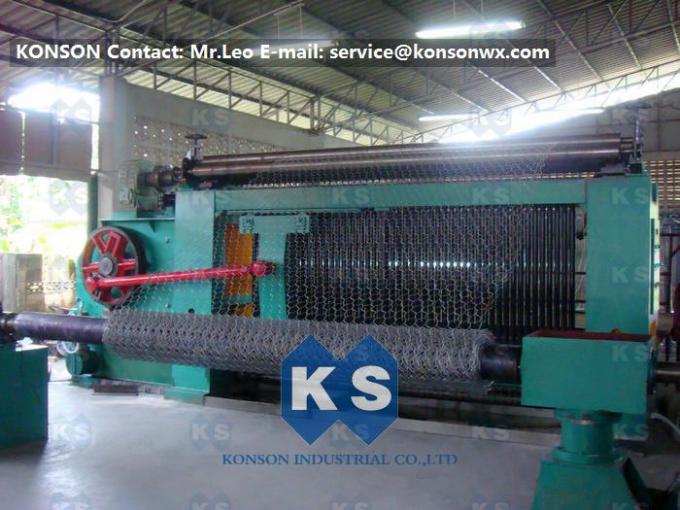 Double Rack Drive Gabion Box Machine For Water Conservancy Wire Mesh