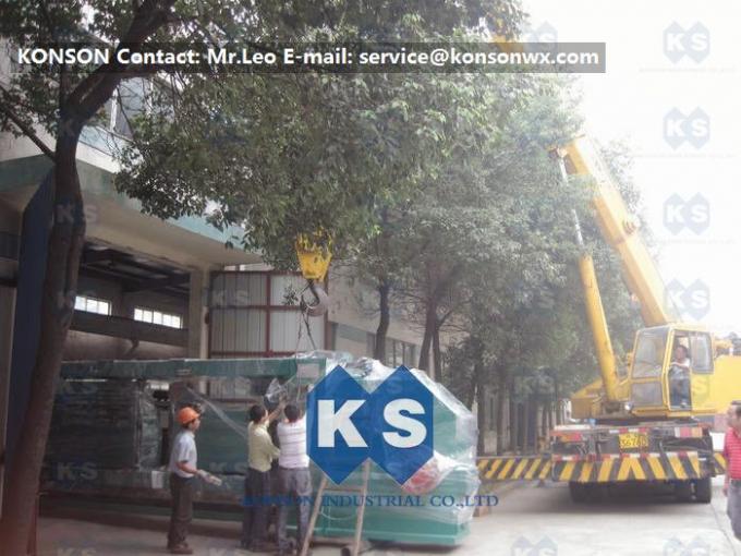 Heavy Duty Hexagonal Mesh Machine Weaving Width 4300mm Galvanized Wire 4.0mm
