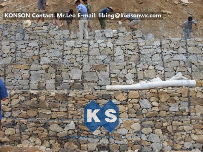Hexagonal Fence Gabion Basket Wire Cages Rock