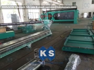 Customized High Efficiency Gabion Box Machine With PLC 100 * 120mm Mesh Size