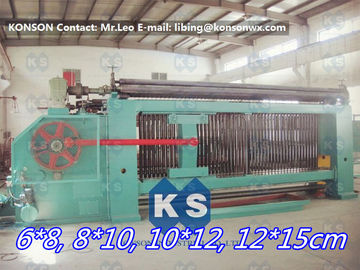 Galvanized / PVC Coated Wire Gabion Box Machine With Wrapped Edge Machine