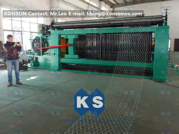 Double Rack Drive Gabion Machine / Hexagonal Wire Mesh Machine