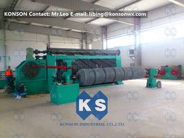 High Speed Automated Gabion Machine Hexagonal Wire Mesh Production Line 4300mm