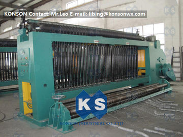 Automatic Gabion Box Hexagonal Wire Netting Machine High Speed 3.5 Meter Per Minute