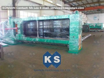 Hexagonal Wire Netting Weaving Machine Gabion Production Line With Overload Protect Clutch