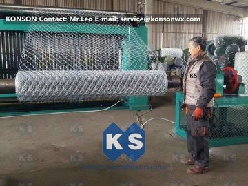 Width 4.3M Infrared Ray Safety Gabion Mesh Welding Machine SGS Certificate