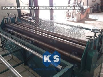 Double Twist Gabion Box Machine Production Line Smooth Running With Large Mesh