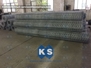 100X120 Mm Gabion Mesh Machine Galvanized Gabion Baskets Heavy Duty Hexagonal Wire