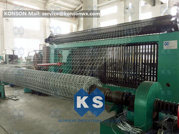 Producing Rate 3.5 M / Min Gabion Making Machine Auto Straightening Cutting System