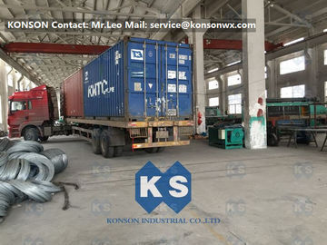 PLC Automatic Control Gabion Mesh Machine KS80100-4.0 Stone Cage Isolation Wall