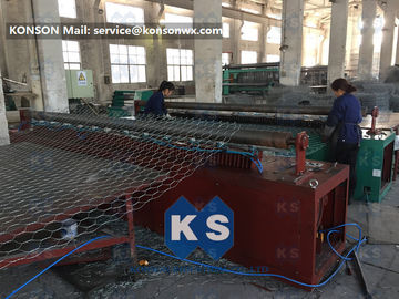 Custom Color Hexagonal Wire Netting Machine 2x1x1m Gabion Making Machine