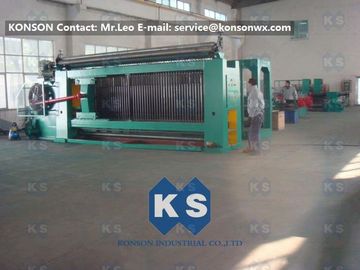 Galvanized And Zinc Coated Automatic Gabion Netting Machine , Max width 4000mm