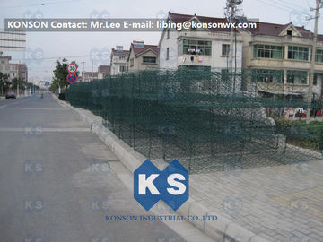 Heavy Galvanized PVC Gabions Woven Hexagonal Mesh Wire Gabion Basket