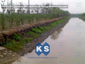 Woven Welded PVC Coated Gabion Box / Gabion Basket / Gabions For Coastal