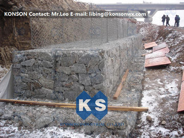 Customized Flexible Gabion Mesh Permeable Protective Gabion Fences 80x100MM