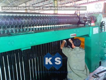 Double Rack Drive Gabion Machine / Hexagonal Wire Mesh Machine