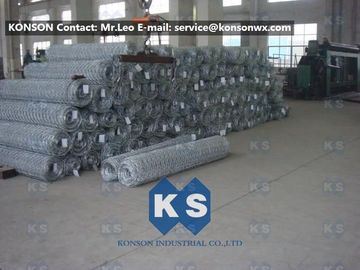 ISO90011.4mm Low Carbon Hexagonal Wire Mesh Gabion weather resistant